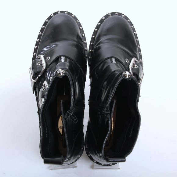 Asos Raid Jack Studded Buckle Ankle Boots - Picture 10 of 16